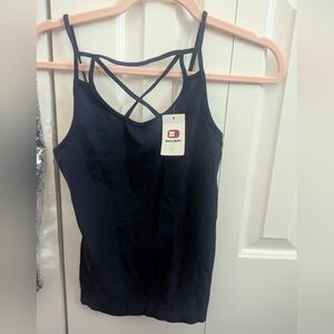 Buckle Navy Blue Camisole Xs/S